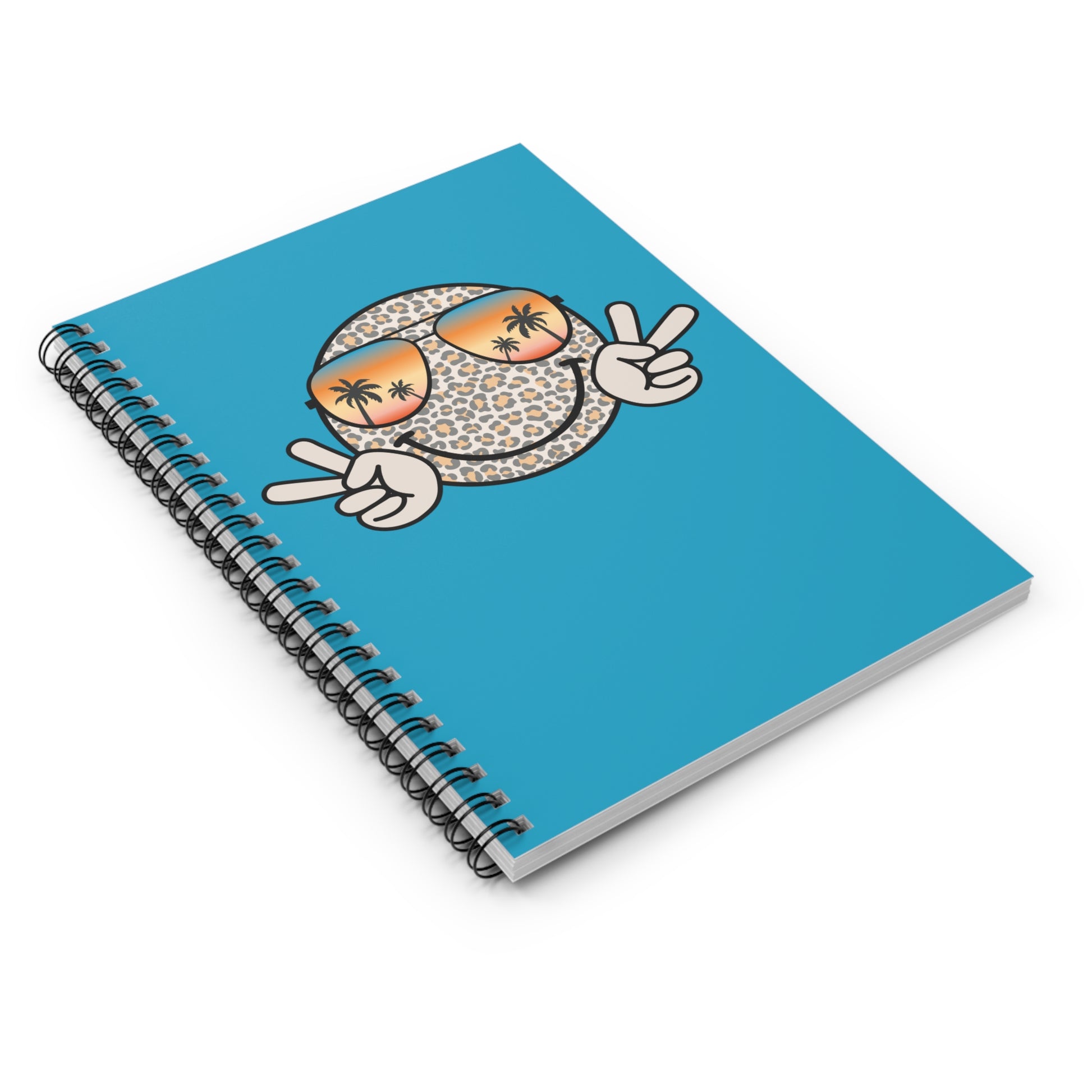 Stylish 6" x 8" Summer Vibes notebook with 350 gsm cover and 90 gsm inside pages, designed for creativity and organization throughout the summer.