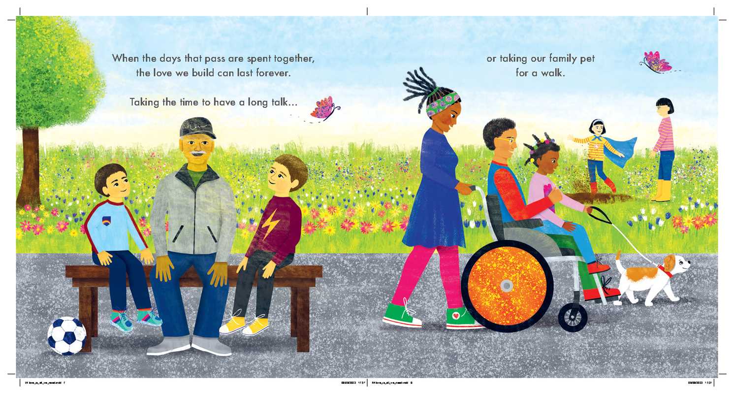 A heartwarming picture book celebrating love in all its forms, through diverse families and everyday moments.