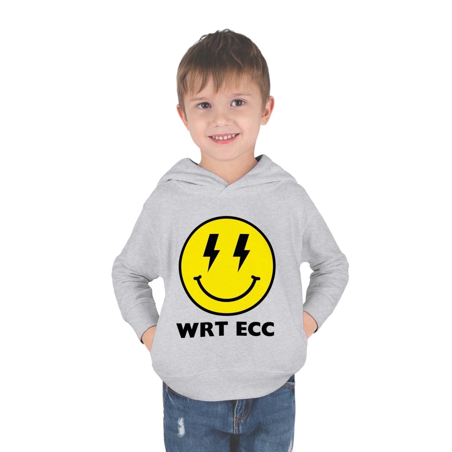 Personalized Smile 💙😎 WRT ECC Personalized Toddler Pullover Fleece Hoodie