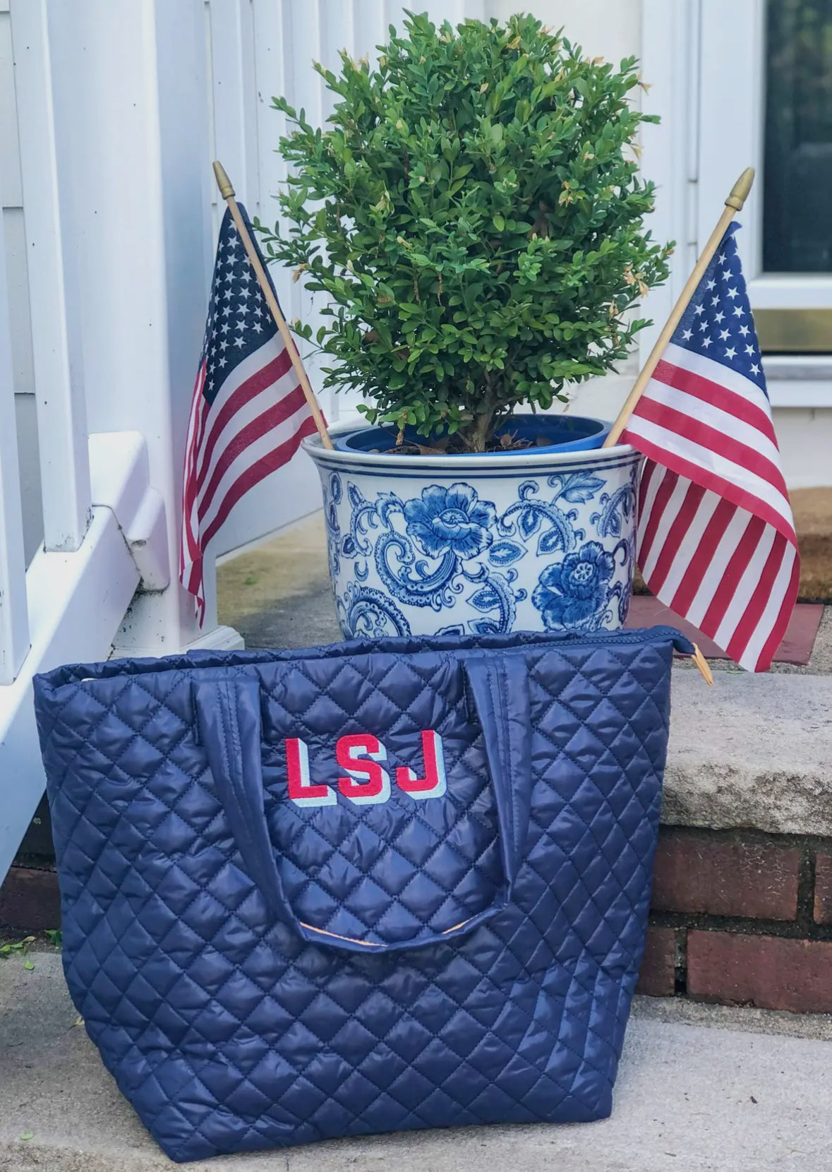 Personalized quilted tote combining practicality and style. Features a unique quilted design and customizable personalization, making it a one-of-a-kind accessory for any occasion. Stay organized and chic with this must-have tote