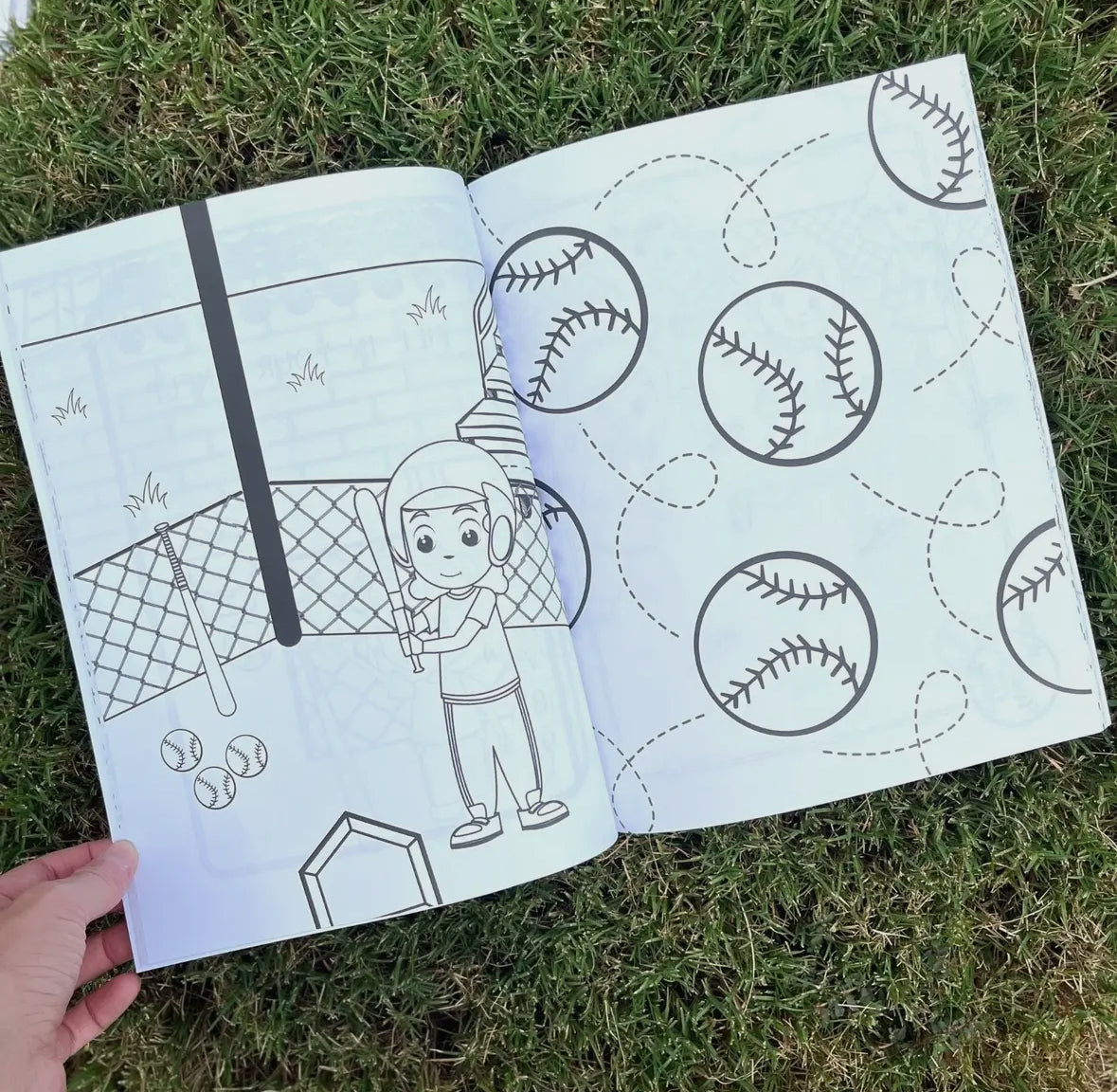 Softball coloring books designed as party favors, featuring 70+ pages for kids to color and enjoy. Ideal for birthday parties, classrooms, and events.