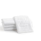 Elegant cotton finger towels with embossed initials, perfect for any room, gift-ready.