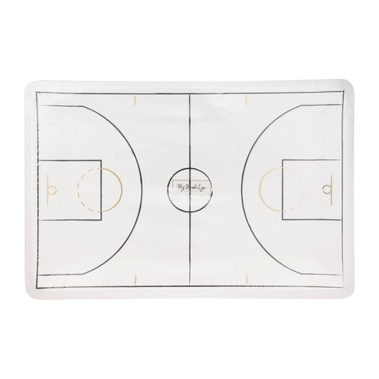 “Home Court Advantage” 🏀Basketball Court Plate