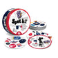 Spot It! MLB League Edition, 55 cards & 5 mini-games for family fun, ages 7+, quick 5-10 min play.