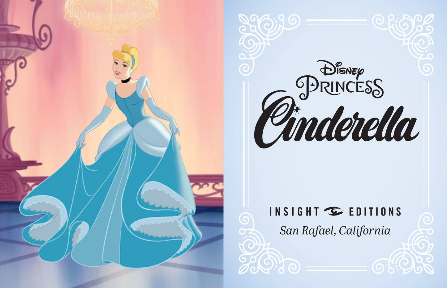 Disney's Cinderella: Tiny Storybook featuring classic art and imagery from the animated film, offering a miniature retelling of the timeless fairy tale. A collector's item for Disney fans.