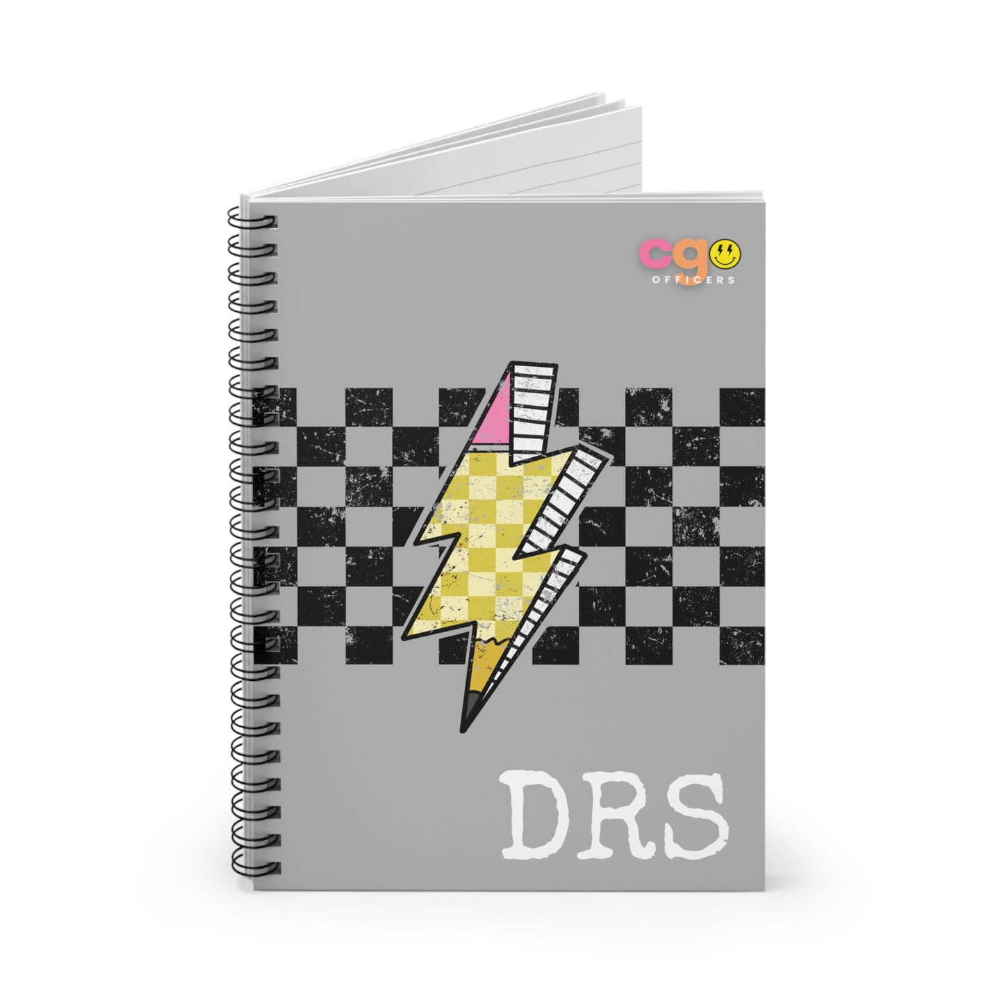 “ Go Retro Lightening” 📓Personalized Notebook