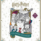 Harry Potter: Coloring Wizardry book with 80+ exclusive illustrations, featuring scenes from the Harry Potter films, including Quidditch and the Battle of Hogwarts. Perfect for fans of all ages to enjoy hours of creative coloring.