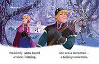 Disney's Frozen: Tiny Storybook featuring art and imagery from the animated film, offering a miniature retelling of the iconic story of love, sisterhood, and empowerment. A collectible item for Disney fans.