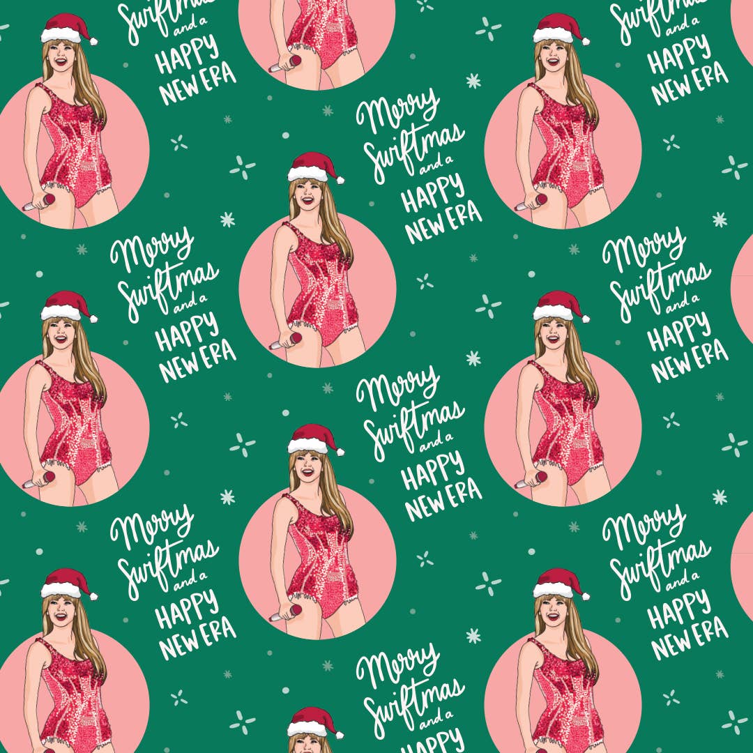 “Merry Swiftmas and Happy New Eras” 🎄Wrapping Paper Roll