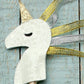 Unicorn Wand from Sparkle Sisters by Couture Clips featuring a glittering unicorn with grosgrain ribbon hair. This enchanting toy wand inspires imaginative play, making it perfect for dress-up and creative adventures for kids. The sparkling design and charming details encourage storytelling and fun, making it an ideal gift for young dreamers.