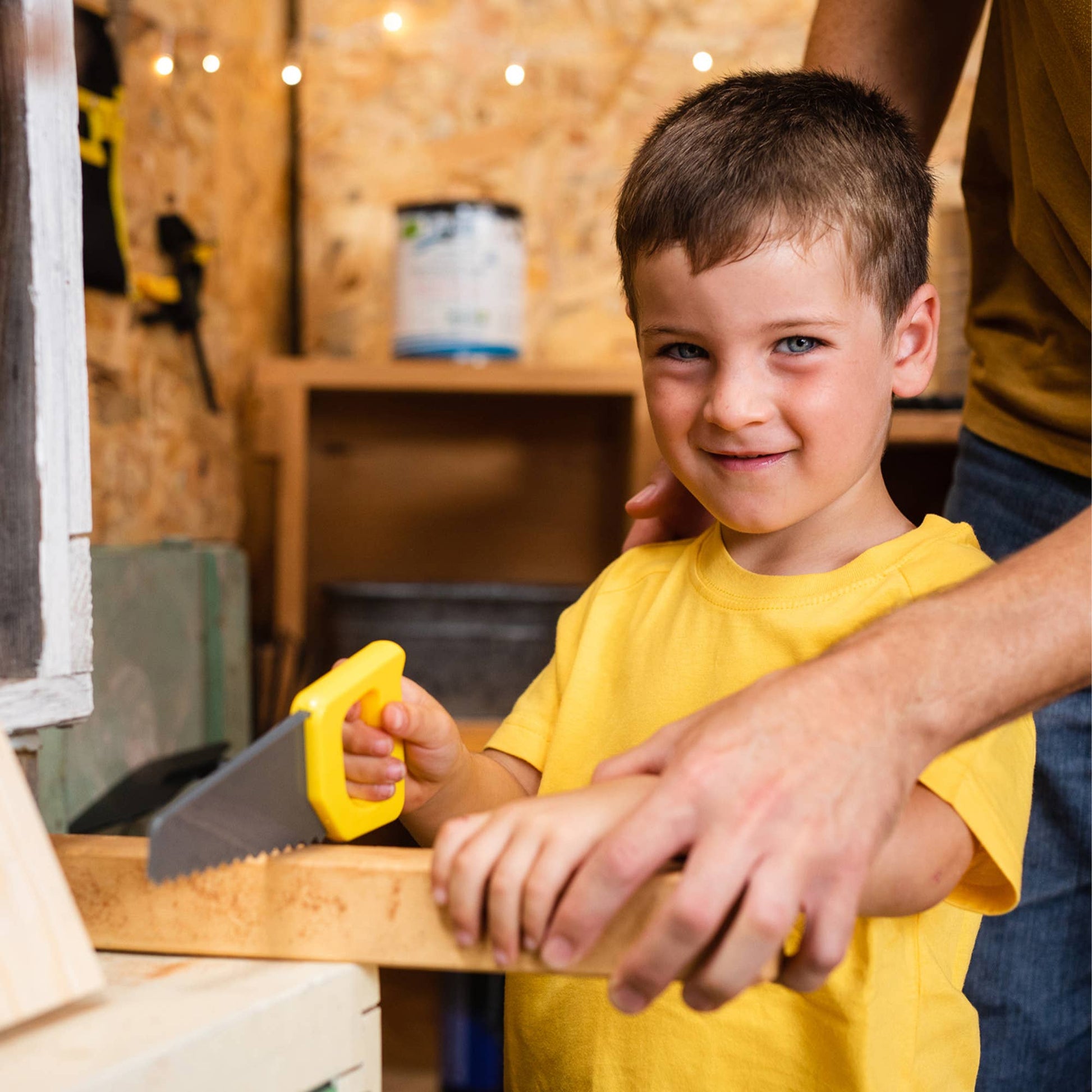 Stanley Jr. Toolbelt Set with 19 kid-sized tools for young builders, perfect for hands-on play, ages 3+.