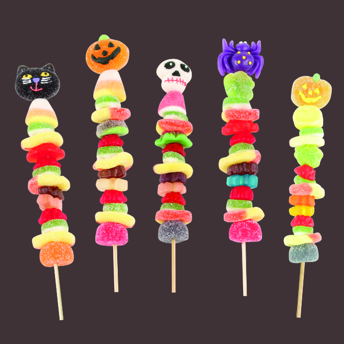 Halloween Gummy Kabobs