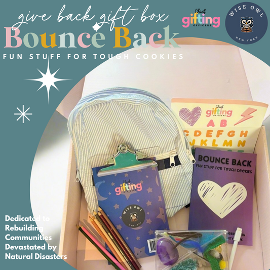 "Bounce Back" 💜 Wise Owl NY x CGO Gift Package Dedicated to Rebuilding Communities Devastated by Wildfires and Other Natural Disasters