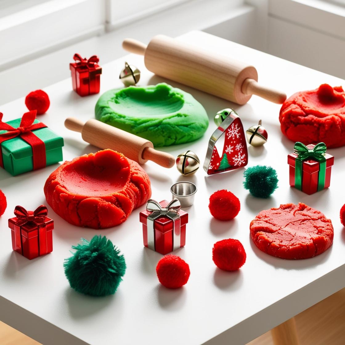 Christmas Sensory Kit for kids filled with holiday-themed tactile activities that inspire creativity and development. Perfect seasonal gift or classroom activity, enhancing motor skills, sensory exploration, and imagination. Includes themed items for calming, festive play.