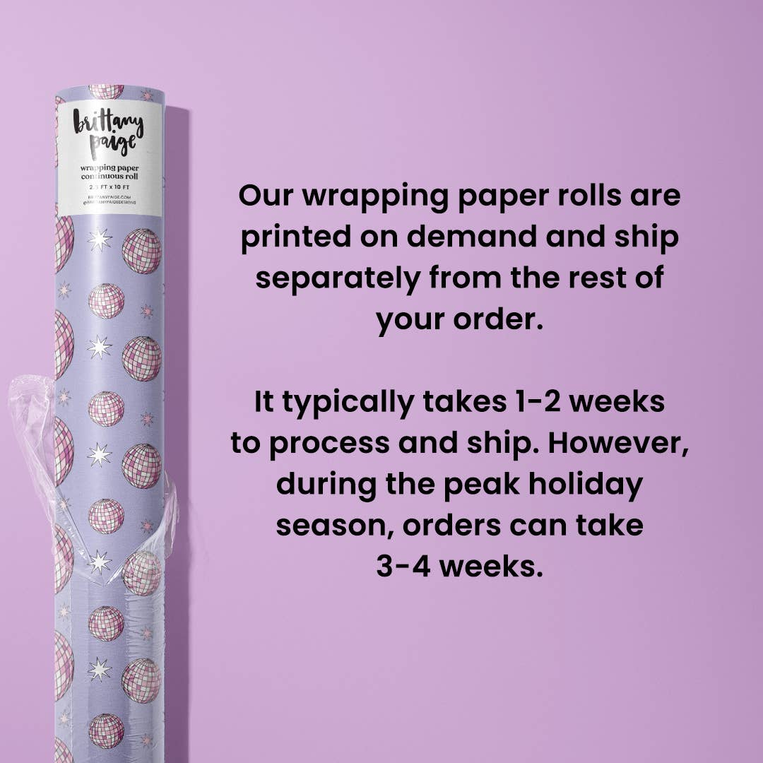 “Happy Hanukkah” 🎄 Wrapping Paper Roll