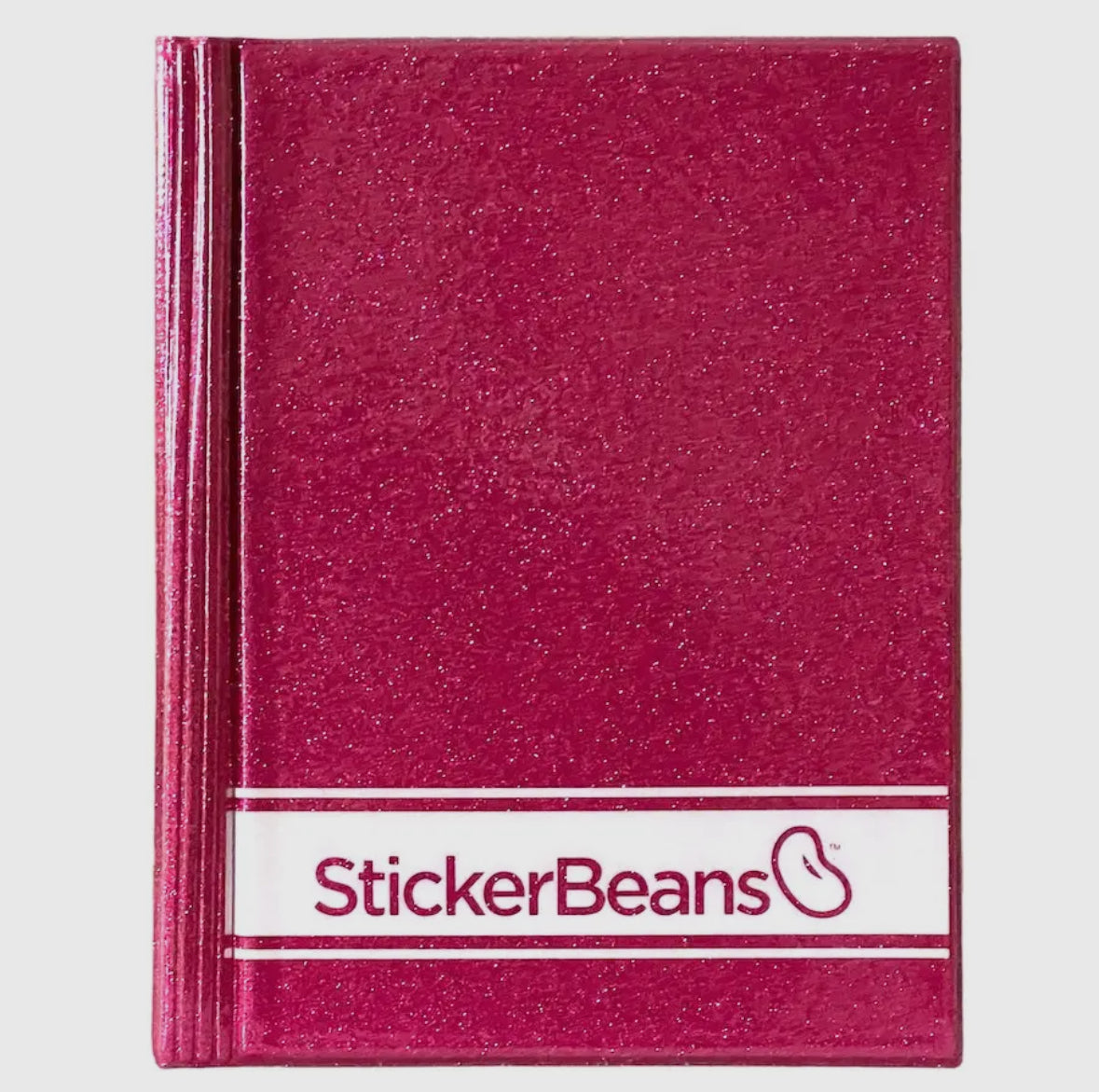 Make it Stick-er Bean Book, the ultimate sticker organizer, holding up to 144 Sticker Beans. Perfect for keeping your collection organized and easily accessible. Also available in personalized options, ideal for kids and sticker enthusiasts alike