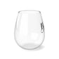 Stemless Bride Squad 11.75oz wine glass with black lettering, featuring an arrow and hearts design. Perfect for bridal party gifts, bridesmaid proposals, and bachelorette party favors. A beautiful way to celebrate sisterhood and friendship leading up to the wedding day.