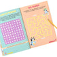 Join Bluey and Bingo for fun with over 200 stickers, puzzles, and activities in this exciting pad!