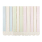 Guest Napkin Set – 18 napkins (4.25"x7.75"), 3 designs with striped & fringe trim, perfect for spring gatherings.