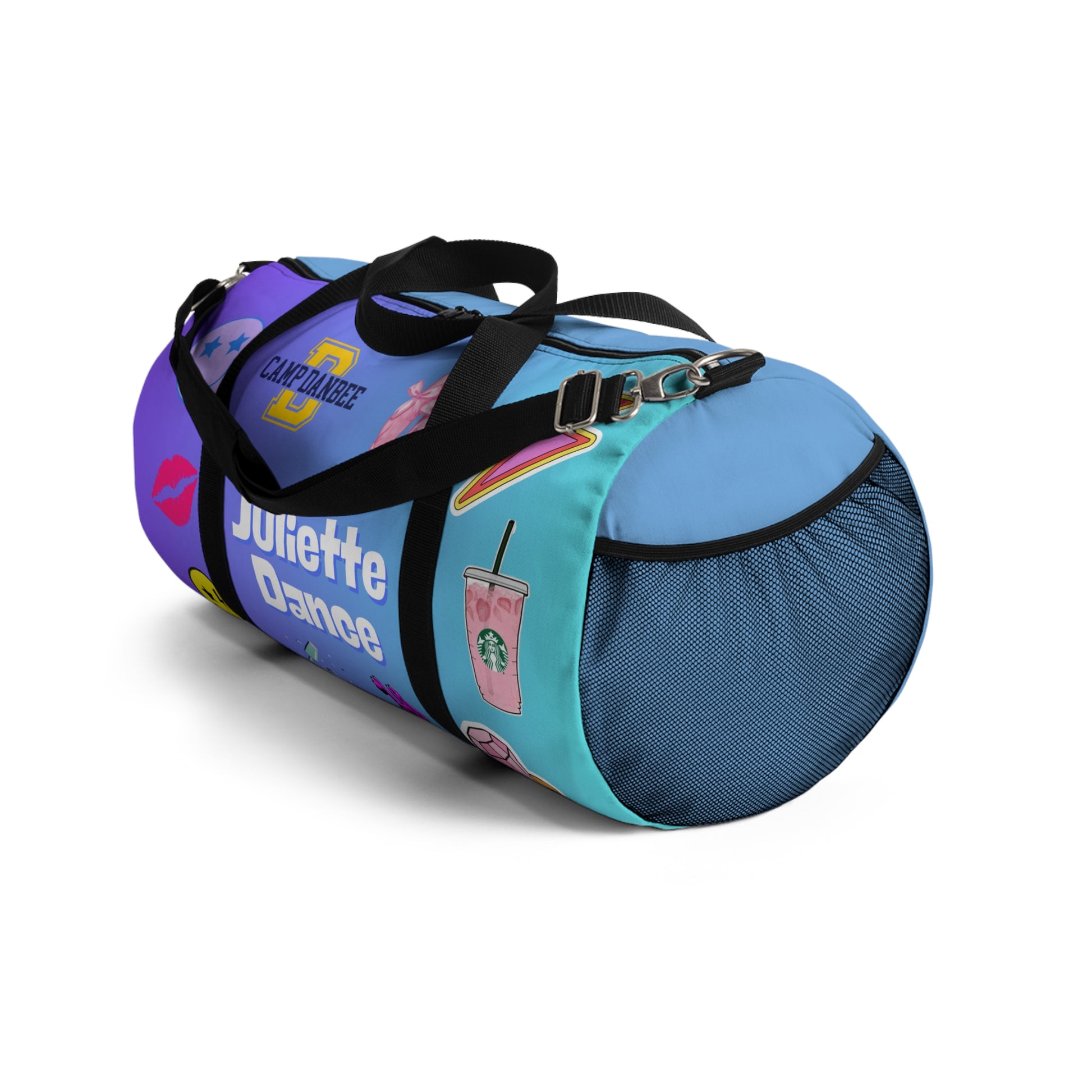 Stylish Let’s Get Loud Dance Bag, personalized and durable, lightweight duffel with adjustable strap, ideal for dancers, gym-goers, and travel.