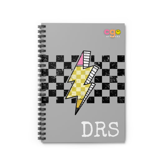 “Go Retro Lightening” 📓Personalized Notebook