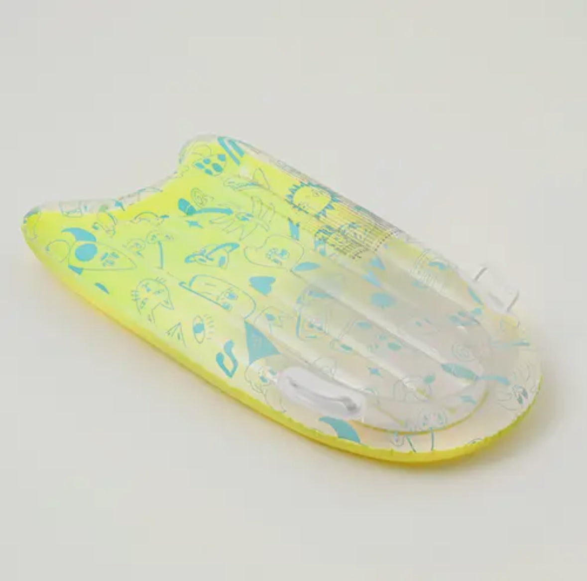 “Inflatable Body Board” ☀️ The Sea Kids Blue-Lime