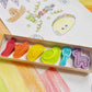 Construction Crayons Gift Set featuring 7 assorted non-toxic crayons in an 8" x 2" box. Perfect for party favors, stocking stuffers, or classroom supplies. Eco-friendly and colorful, ideal for creative play.