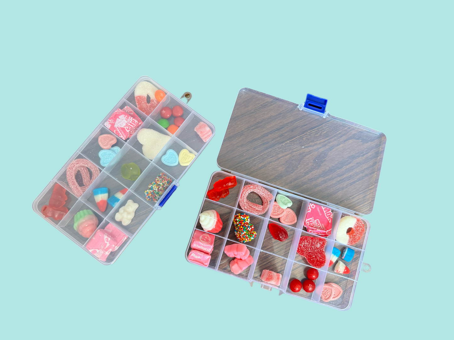 Personalized Snackle Candy Box filled with gummy treats, chocolates, and retro candy. Perfect for birthdays, holidays, or party favors. Customizable, with candy gift tags and vibrant packaging. A sweet, fun gift for kids, teachers, or friends. Ideal for any celebration.