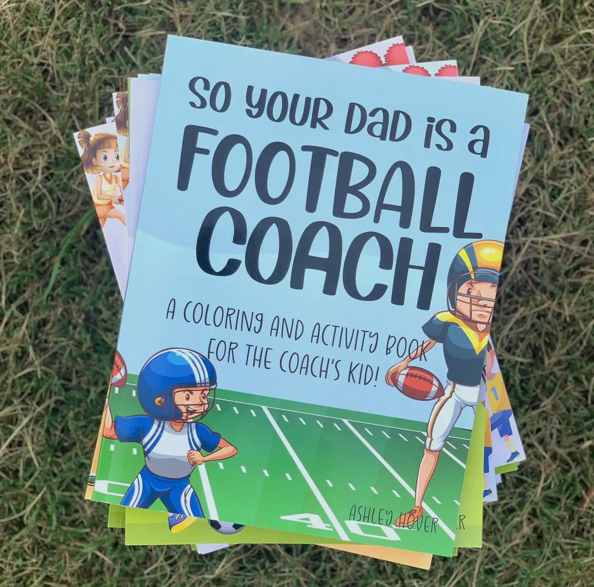 Engaging football-themed coloring and activity book for kids, ideal for the little ones of football coaches. Paperback format with a large size of 8.5 x 11 inches