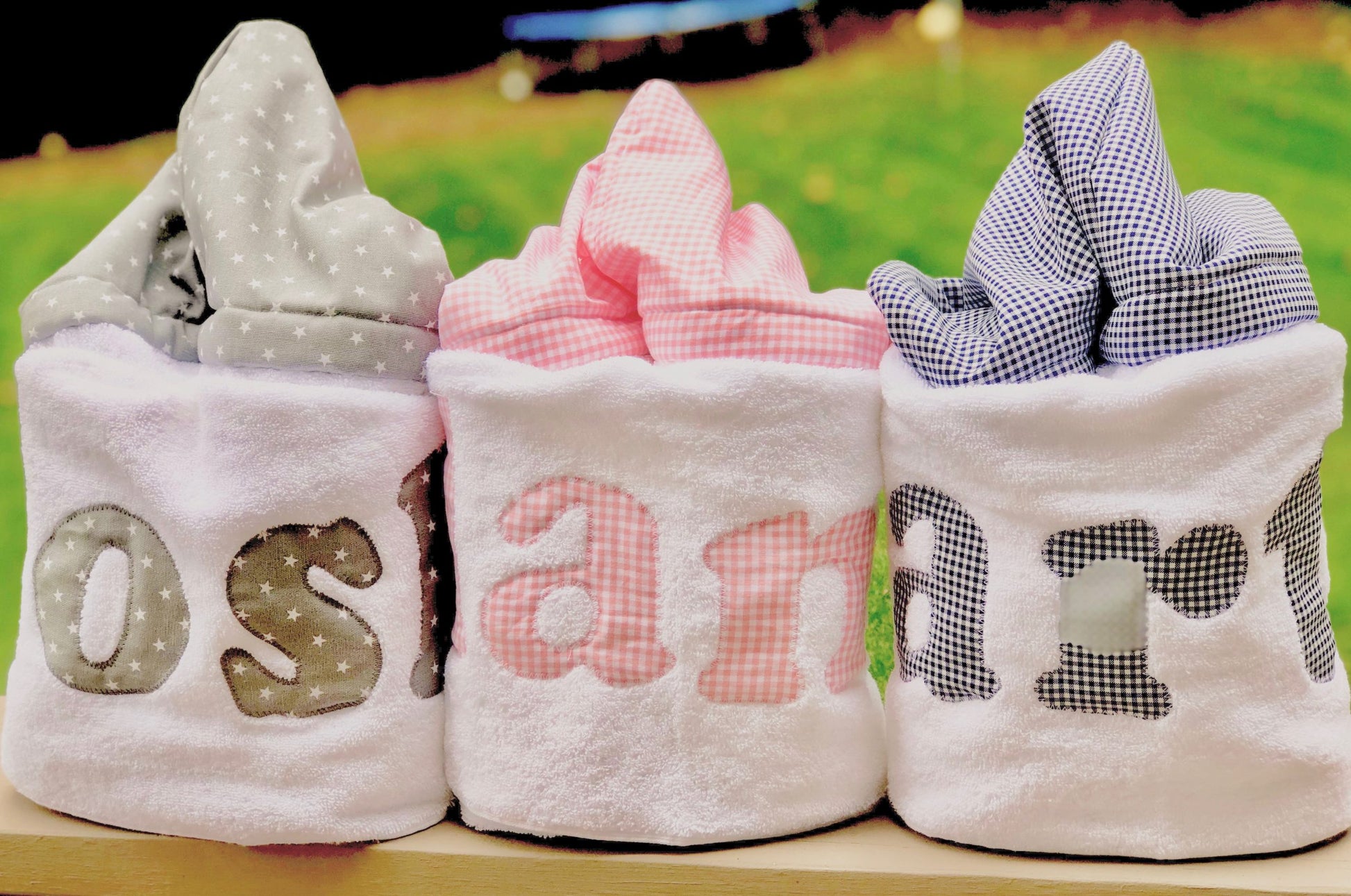 Custom hooded towel for boys in soft, absorbent cotton with a personalized name or design. Lightweight, durable, and perfect for bath time, beach, or pool days. Dimensions: 30 × 54 inches.