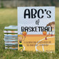 Basketball Coloring Books Party Favors featuring basketball-themed covers, with each book containing over 70 pages for coloring. Perfect for ages 1-8, ideal as birthday party favors, classroom giveaways, and more. Each coloring book measures approximately 11 inches tall by 8.5 inches wide.