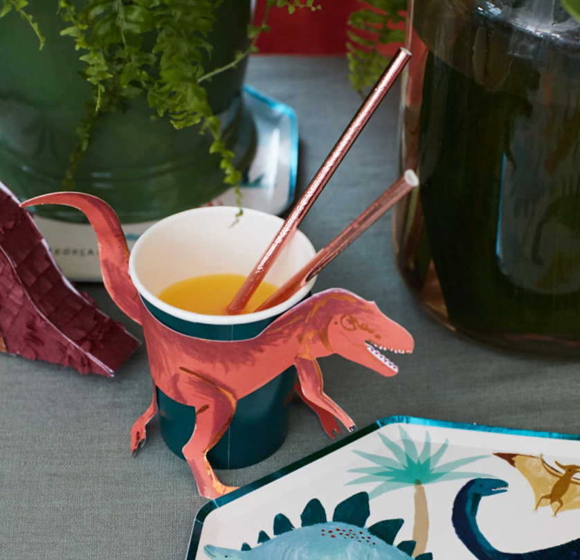 “T-Rex” 🦖 Dinosaur Party Cups (x8)