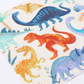 Large Dinosaur Kingdom Napkins Featuring Colorful Dinosaurs with Copper and Green Foil Details, Perfect for a Dinosaur Party, Pack of 16, 6.5 x 6.5 Inches.