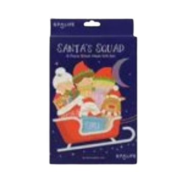 Santa's Squad 6 Piece Sheet Mask Gift Set featuring an assortment of hydrating and nourishing masks, perfect for holiday gifting or self-care, ensuring radiant, healthy skin throughout the festive season.