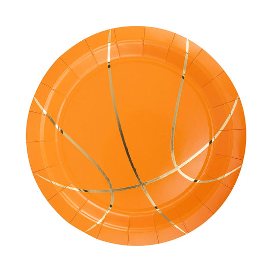 “Bball” 🏀 9" Basketball Paper Plate (Set of 8)