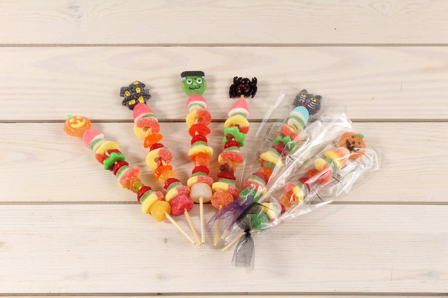 Halloween Gummy Kabobs