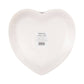 Tied Bow Heart Plates, 8 heart-shaped paper plates per pack, 9 x 9 inches, perfect for Valentine's Day celebrations or romantic dinners.