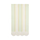 Guest Napkin Set – 18 napkins (4.25"x7.75"), 3 designs with striped & fringe trim, perfect for spring gatherings.