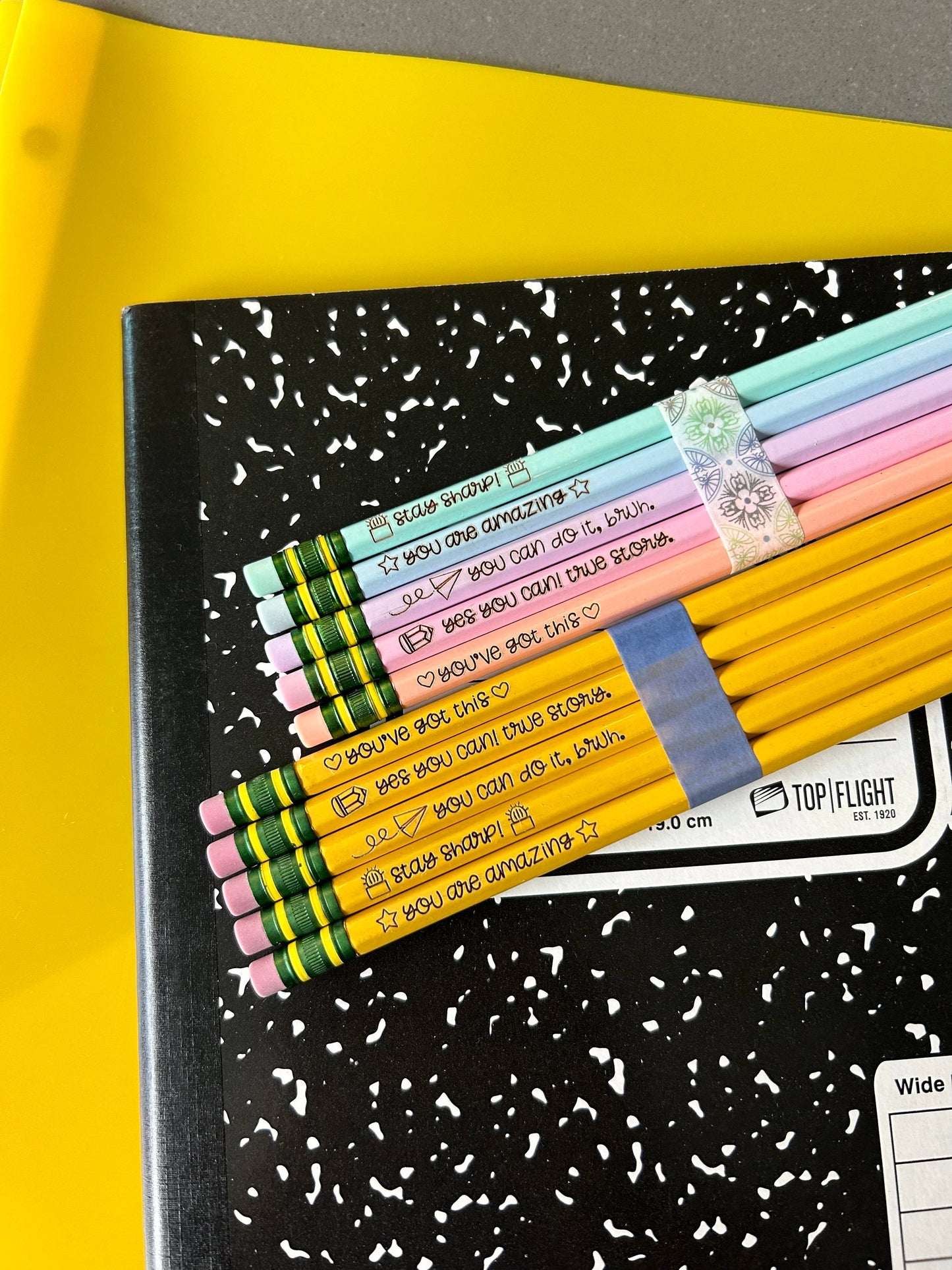 “You Are Amazing” ✏️ Motivational Pencils, positivity pencils, engraved pencils