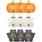 Halloween Skincare Sheet Mask Pumpkin, Ghost, Bat - 9 Pk