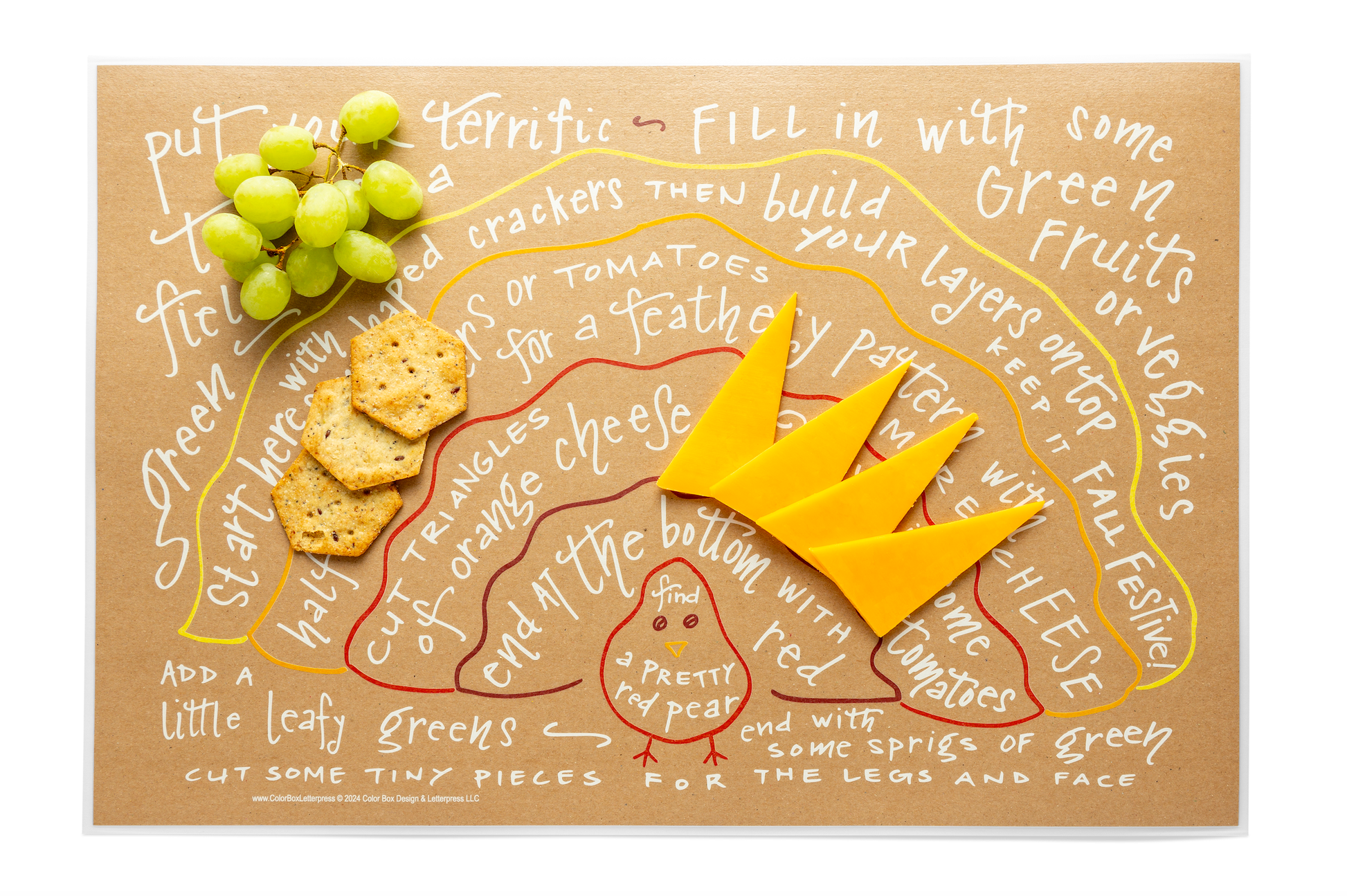 Charcuterie Cheat Sheets for perfect party boards, featuring a food-safe laminated guide to elevate your cheese, meats, fruits, and accompaniments. 12"x18" size, reusable with a color-coded shopping list. Ideal for graduations, holidays, and game days.