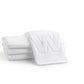 Elegant cotton finger towels with embossed initials, perfect for any room, gift-ready.