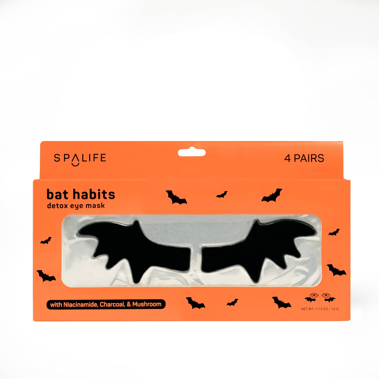 Bat Habits Detox Undereye Masks- 4 Pairs