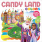 Hasbro Candy Land: Colors interactive board book for toddlers with 20 colorful pages and lift-the-flap fun. Introduce little ones to colors with sweet illustrations and familiar Candy Land locations like Peppermint Forest and Gumdrop Mountains."