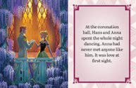 Disney's Frozen: Tiny Storybook featuring art and imagery from the animated film, offering a miniature retelling of the iconic story of love, sisterhood, and empowerment. A collectible item for Disney fans.