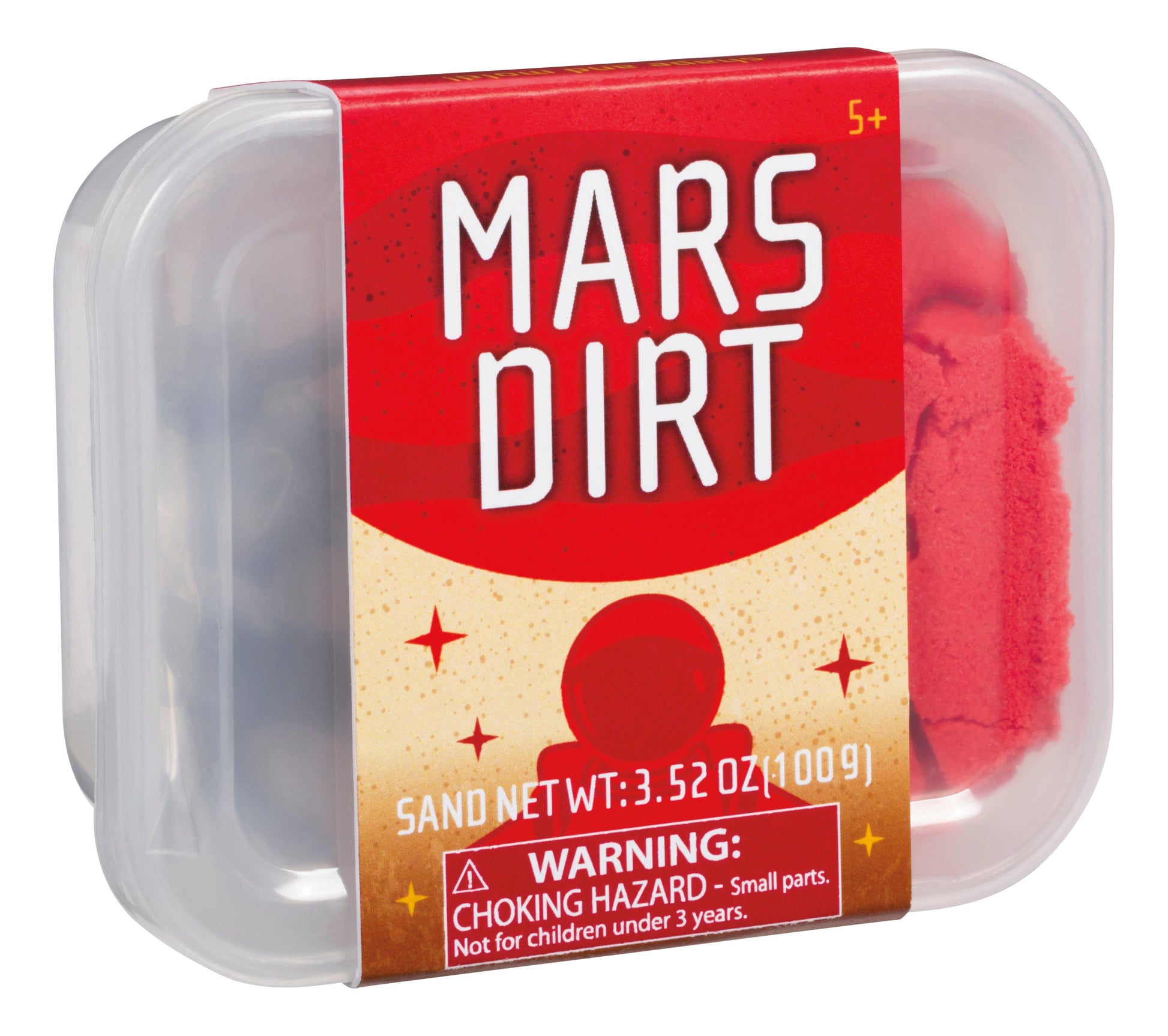 Space-inspired kinetic sand toys with Mars Dirt and Moon Dust, 2 spacemen, and hands-on fun for kids 5+.