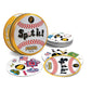 Officially licensed MLB Pittsburgh Pirates Spot It! game, 55 cards, 5 mini-games, family fun, ages 7+