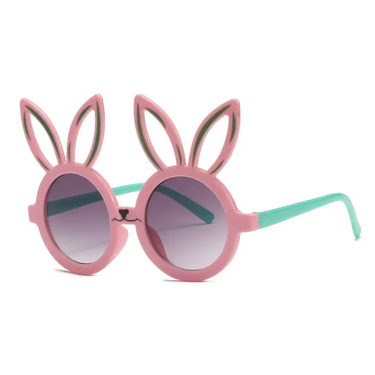 Easter Toddler Bunny Sunglasses with Ears – Fun, Cute Glasses for Kids Aged 1-8 Years for Spring Parties