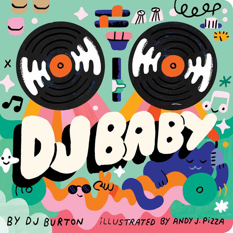 Spin, mix, and groove with DJ Baby! This interactive board book features spinning turntables for little DJs-in-training!