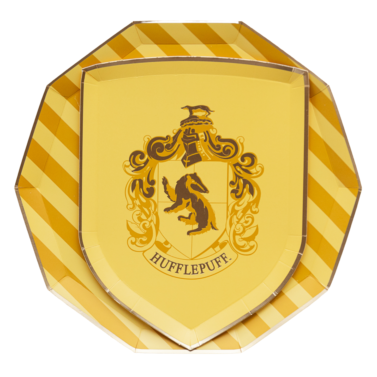 Harry Potter x Bonjour Fête House Pride small paper plates, 8 pack, 7" diameter, officially licensed